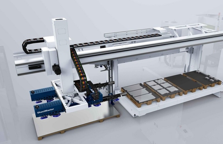 TRUMPF’s punch laser processing cell the TruMatic 5000 with the new SheetMaster 