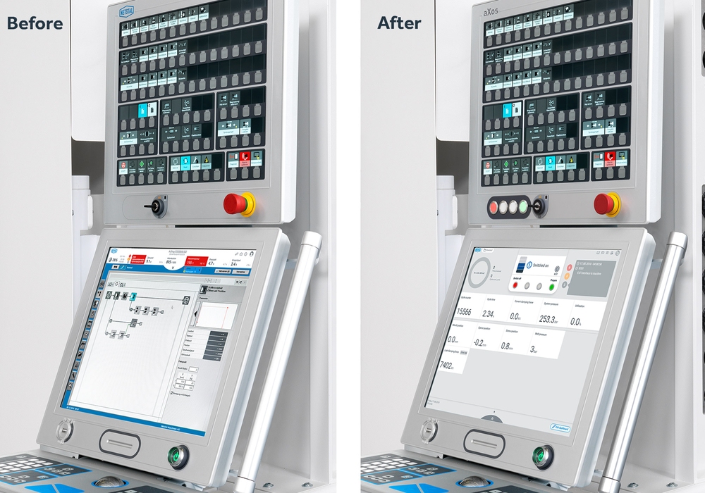 Netstal injection moulding smart operations screen